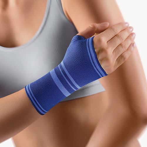 BORT Wrist Support with Hemmed Thumb Opening