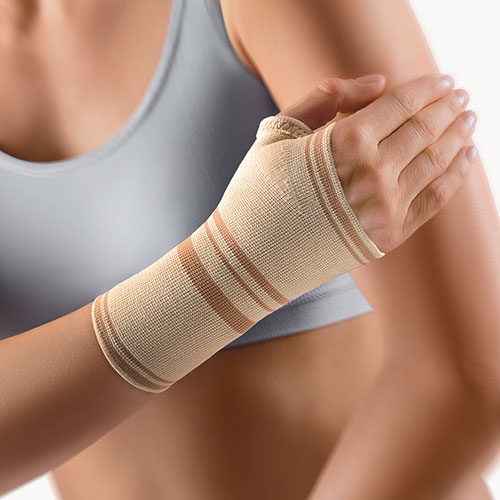 BORT Wrist Support with Hemmed Thumb Opening